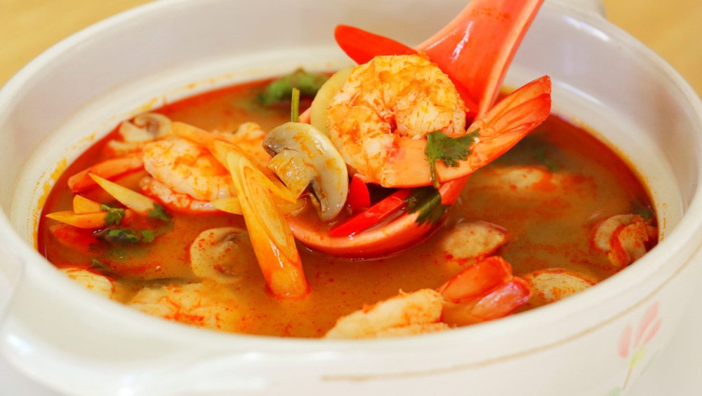 Tom Yum Goong – Thai style spicy and sour soup