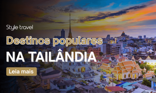 Destinos populares na Tailândia