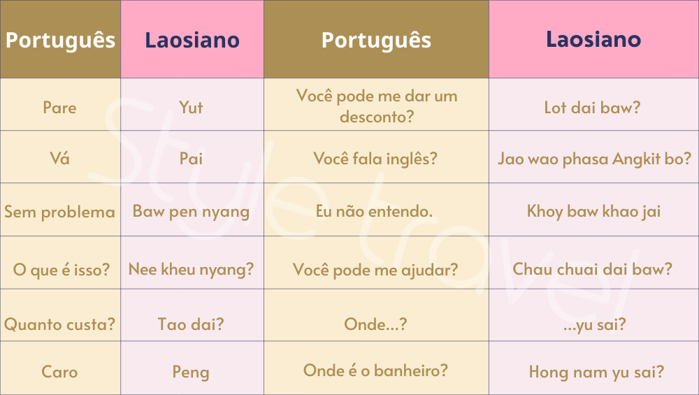 Common travel expressions