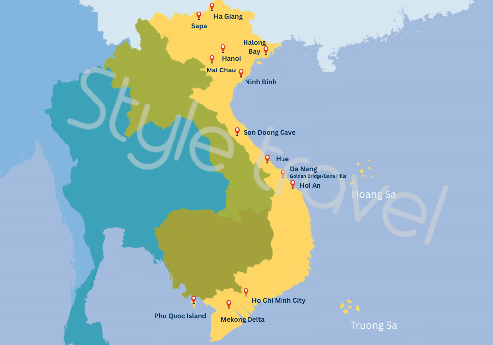 Popular destinations in Vietnam (1)